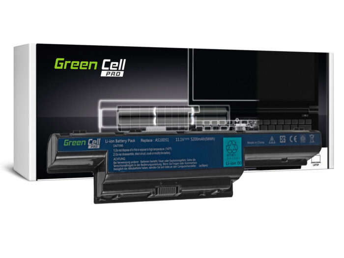 Green Cell Batteri PRO AS10D31 AS10D41 AS10D51 AS10D71 för Acer Aspire 5741 5741G 5742 5742G 5750 5750G E1-521 E1-531 E1-571. - Bild 1