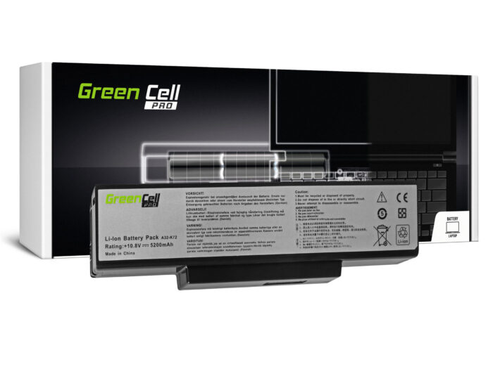 Green Cell batteri PRO A32-K72 A32-N71 för Asus K72 K72J K72F K73SV N71 N71J N73SV X73S - Bild 1