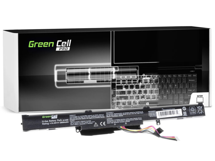 Green Cell Batteri PRO A41-X550E för Asus A450 A550 F550 K550 R510 R510D R510DP X450 X550 X550D - Bild 1