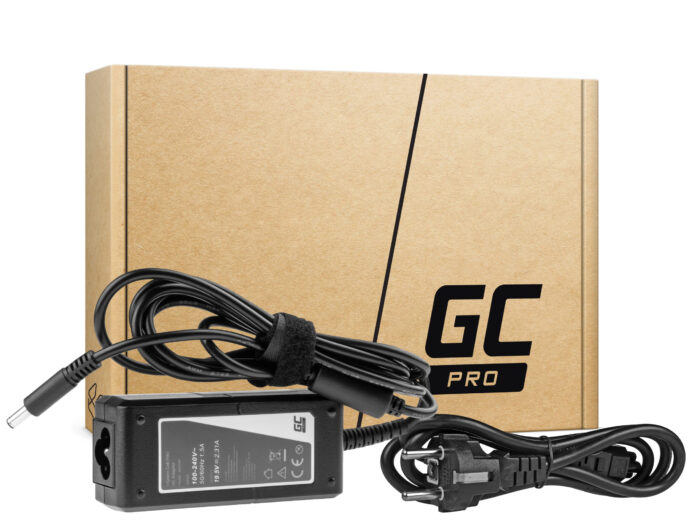 Green Cell PRO Laddare / AC Adapter 19.5V 2.31A 45W för Dell XPS 13 9343 9350 9360 Inspiron 15 3552 3567 5368 5551 5567 - Bild 1