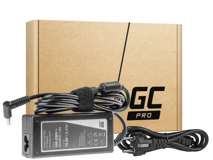Green Cell PRO Laddare / AC Adapter 19.5V 2.31A 45W för HP 250 G2 G3 G4 G5 255 G2 G3 G4 G5. HP ProBook 450 G3 G4 650 G2 G3. - Bild 1