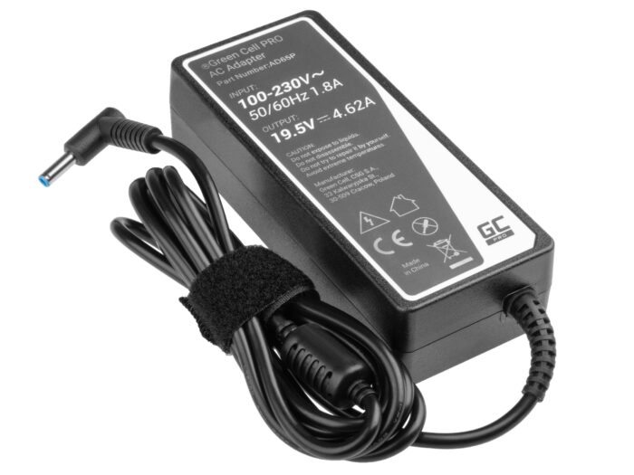 Green Cell PRO Laddare / AC-adapter 19.5V 4.62A 90W för HP 250 G2 ProBook 650 G2 G3 Pavilion 15-N 15-N025SW 15-N065SW 15-N070SW. - Bild 4