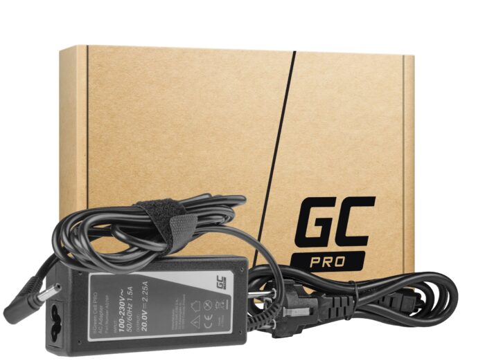Green Cell PRO Laddare / AC-Adapter 20V 2.25A 45W för Lenovo IdeaPad 110 110-15 100-15IBY 110-15IBR 320-15ISK 320-15AST. - Bild 1