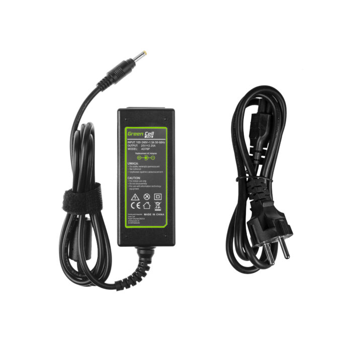 Green Cell PRO Laddare / AC-Adapter 20V 2.25A 45W för Lenovo IdeaPad 110 110-15 100-15IBY 110-15IBR 320-15ISK 320-15AST. - Bild 3