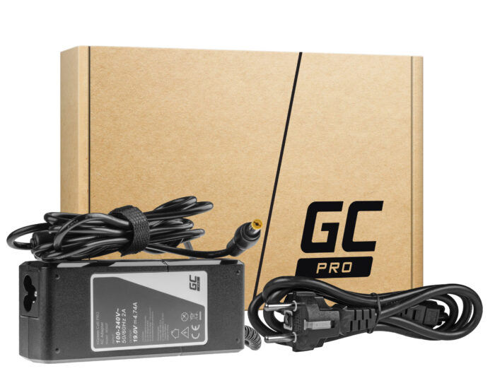 Green Cell PRO Laddare / AC-adapter 19V 4.74A 90W för Acer Aspire 5733 5749 5749Z 5750 5750G 7750G V3-531 V3-551 V3-571 V3-571G. - Bild 1