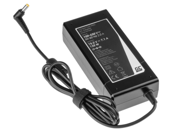 Green Cell PRO Laddare / AC Adapter 19V 7.1A 135W för Acer Aspire Nitro V15 VN7-571G VN7-572G VN7-591G VN7-592G - Bild 4