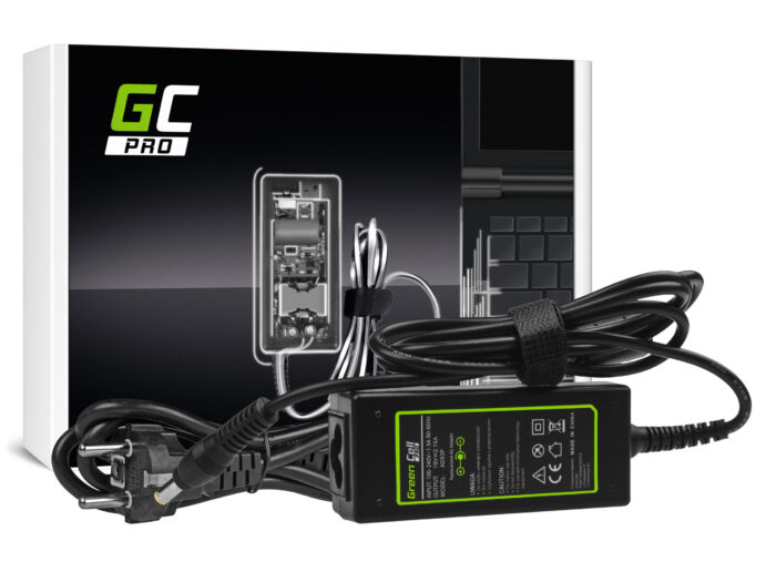 Green Cell PRO Laddare / AC Adapter 19V 2.15A 40W för Acer Aspire One 531 533 1225 D255 D257 D260 D270 ZG5. - Bild 1