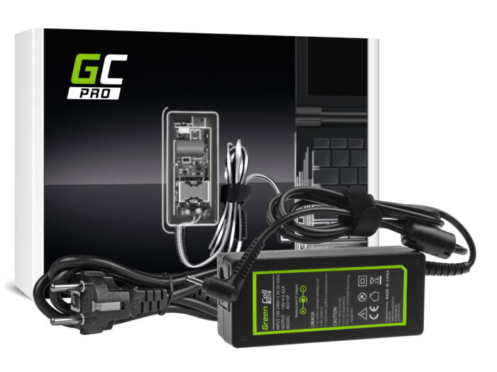 Green Cell PRO laddare / AC-adapter 19V 3.42A 65W för Acer Aspire S3 S3-331 S3-371 S3-951 S7-391 S7 S7-392 S7-393. - Bild 1