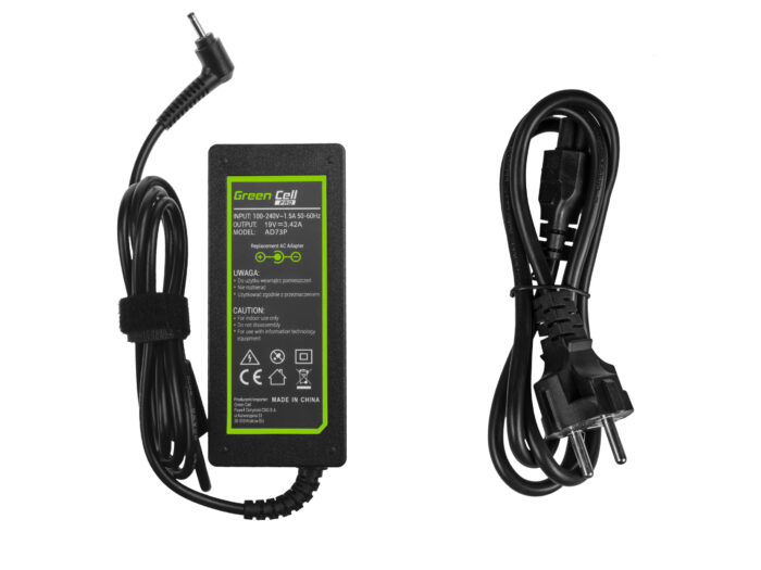 Green Cell PRO laddare / AC-adapter 19V 3.42A 65W för Acer Aspire S3 S3-331 S3-371 S3-951 S7-391 S7 S7-392 S7-393. - Bild 3