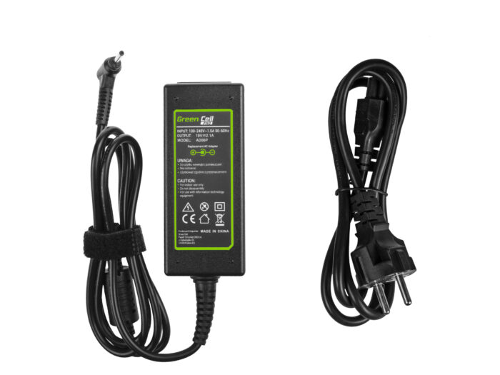 Green Cell PRO laddare / AC-adapter 19V 2.1A 40W för Asus Eee PC 1001PX 1001PXD 1005HA 1201HA 1201N 1215B 1215N X101 X101CH. - Bild 3