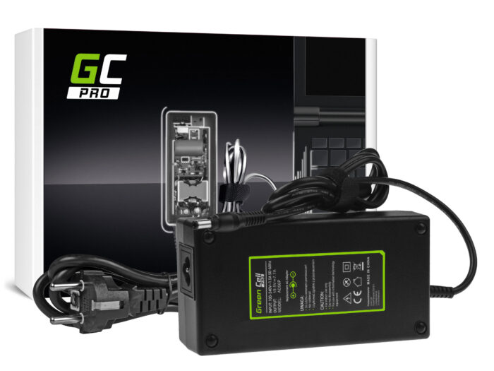 Green Cell PRO Laddare / AC Adapter 19.5V 7.7A 150W för Asus G550 G551 G73 N751 MSI GE60 GE62 GE70 GP60 GP70 GS70 PE60 PE70 WS60. - Bild 1