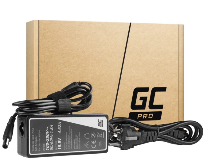 Green Cell PRO-laddare / AC-adapter 19.5V 4.62A 90W för Dell Inspiron 15R N5010 N5110 Latitude E6410 E6420 E6430 E6510 E6520. - Bild 1