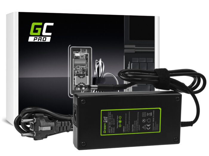 Green Cell PRO Laddare / AC Adapter 19.5V 9.23A 180W för Dell Latitude E5510 E7240 E7440 Alienware 13 14 15 M14x M15x R1 R2 R3. - Bild 2