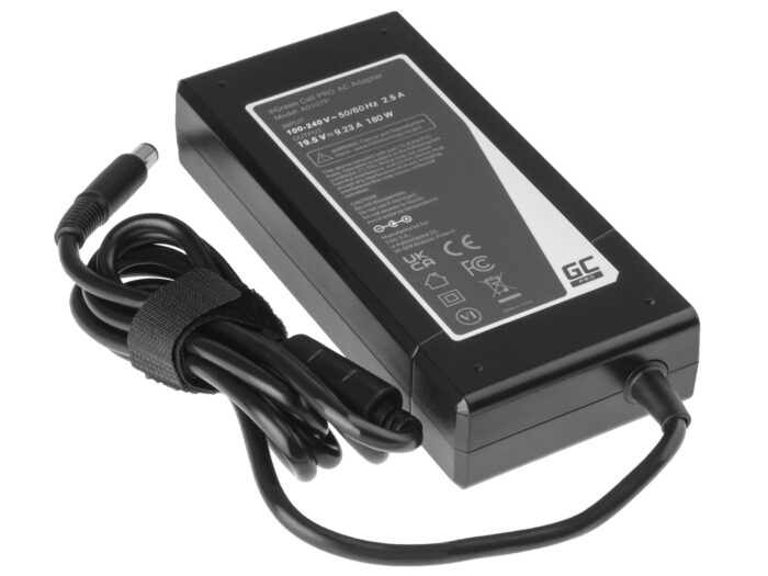 Green Cell PRO Laddare / AC Adapter 19.5V 9.23A 180W för Dell Latitude E5510 E7240 E7440 Alienware 13 14 15 M14x M15x R1 R2 R3. - Bild 4