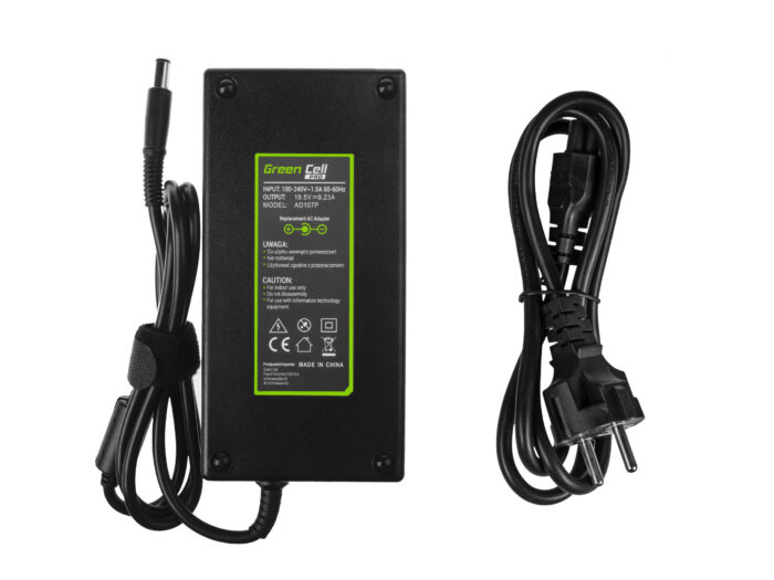 Green Cell PRO Laddare / AC Adapter 19.5V 9.23A 180W för Dell Latitude E5510 E7240 E7440 Alienware 13 14 15 M14x M15x R1 R2 R3. - Bild 5