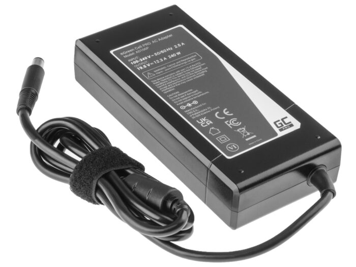 Green Cell PRO Laddare / AC-adapter 19.5V 12.3A 240W för Dell Precision 7510 7710 M4700 M4800 M6600 M6700 M6800 Alienware 17 - Bild 4