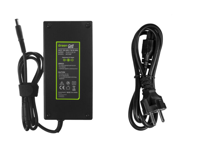 Green Cell PRO Laddare / AC-adapter 19.5V 12.3A 240W för Dell Precision 7510 7710 M4700 M4800 M6600 M6700 M6800 Alienware 17 - Bild 5