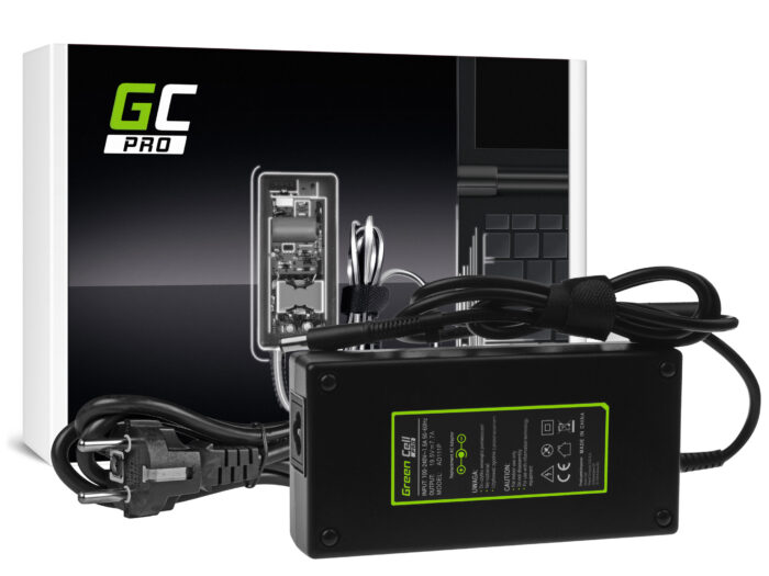 Green Cell PRO Laddare / AC-adapter 19.5V 7.7A 150W för HP EliteBook 8530p 8530w 8540p 8540w 8560p 8560w 8730w ZBook 15 G1 G2. - Bild 2