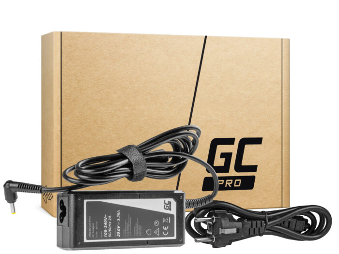Green Cell PRO Laddare / AC Adapter 20V 3.25A 65W för Lenovo IdeaPad 3. IdeaPad 5. 320-15 510-15 S145-14 S145-15 S340-14 S540-14. - Bild 1