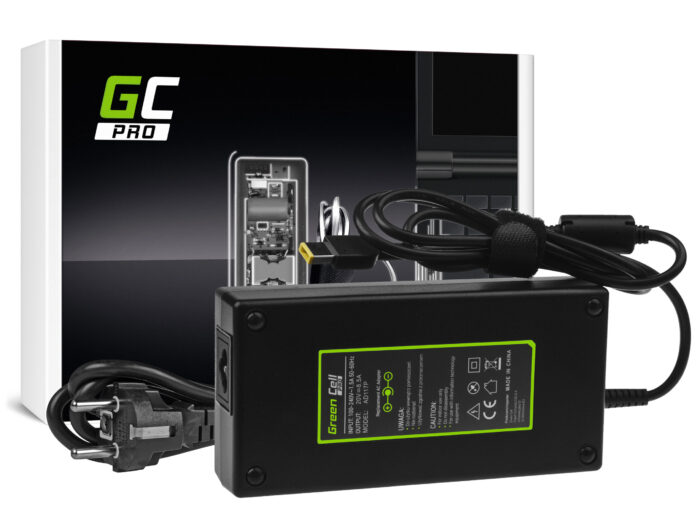 Green Cell PRO Laddare / AC-adapter 20V 8.5A 170W för Lenovo Legion 5-15 15ARH05 15IMH05 17IMH05 Y530-15 Y540-15IRH Y540-17 Y720. - Bild 1