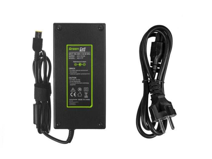 Green Cell PRO Laddare / AC-adapter 20V 8.5A 170W för Lenovo Legion 5-15 15ARH05 15IMH05 17IMH05 Y530-15 Y540-15IRH Y540-17 Y720. - Bild 4