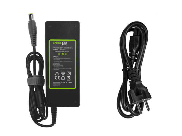 Green Cell PRO Laddare / AC Adapter 20V 4.5A 90W för Lenovo B580 B590 ThinkPad T410 T420 T430 T430s T500 T510 T520 T530 X220. - Bild 5
