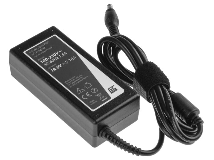 Green Cell PRO Laddare / AC-adapter 19V 3.16A 60W för Samsung R519 R719 RV510 NP270E5E NP275E5E NP300E5A NP300E5E NP300E5C. - Bild 4