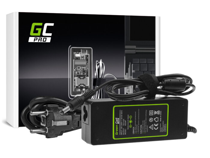 Green Cell PRO Laddare / AC-adapter 15V 5A 75W för Toshiba Tecra A10 A11 M11 Satellite A100 P100 Pro S500. - Bild 1