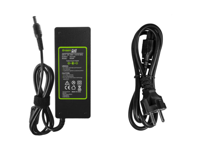 Green Cell PRO Laddare / AC-adapter 15V 5A 75W för Toshiba Tecra A10 A11 M11 Satellite A100 P100 Pro S500. - Bild 3