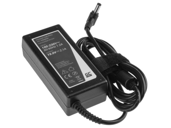 Green Cell PRO Laddare / AC Adapter 19V 2.1A 40W för Samsung 530U NP530U3B NP530U3C 535U NP535U3C NP540U3C NP900X3C NP905S3G - Bild 4
