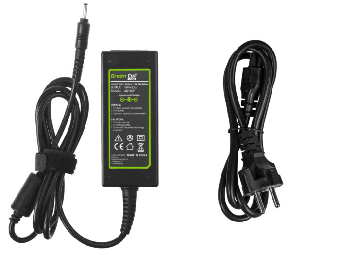 Green Cell PRO Laddare / AC Adapter 19V 2.1A 40W för Samsung 530U NP530U3B NP530U3C 535U NP535U3C NP540U3C NP900X3C NP905S3G - Bild 5