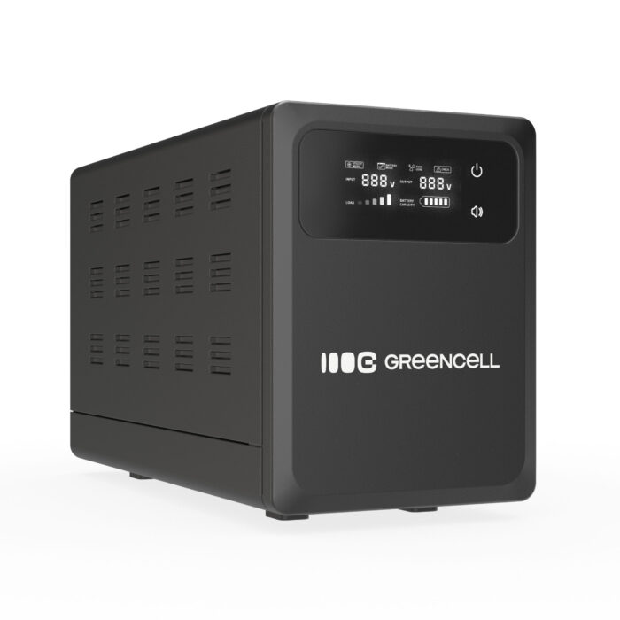 Green Cell Avbrottsfri Strömförsörjning UPS 1200VA 800W med LCD-display - Bild 2