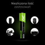 Green Cell 4x AAA HR03 950mAh Batteri - Bild 2