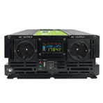 Green Cell PowerInverter LCD 12 volt 2000W/40000W bilomvandlare med display - ren sinusvåg. - Bild 3