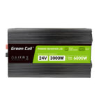 Green Cell Strömomvandlare LCD 24 V 3000W/60000W fordonsomvandlare med display - ren sinusvåg. - Bild 2