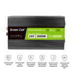 Green Cell Strömomvandlare LCD 24 V 3000W/60000W fordonsomvandlare med display - ren sinusvåg. - Bild 5