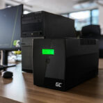 Green Cell UPS 2000VA 1200W Strömbild med LCD-display 6x IEC - Bild 3