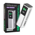 Greencell Powerbank 25200mAh 140W PD USB-C med snabbladdning för Laptop. MacBook. iPhone 16 15 14 Pro Max. Samsung Galaxy S25