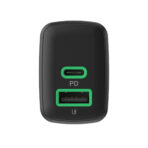 Greencell PowerSource Duo30 Laddare USB/USB-C Svart Strömadapter 30W Power Delivery. - Bild 3