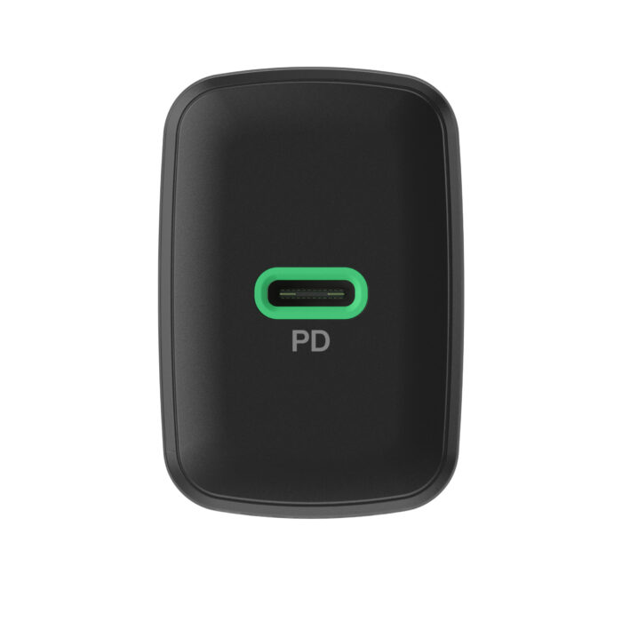 Greencell PowerSource Solo30 Laddare USB C Svart Strömadapter 30W Strömförsörjning. - Bild 2