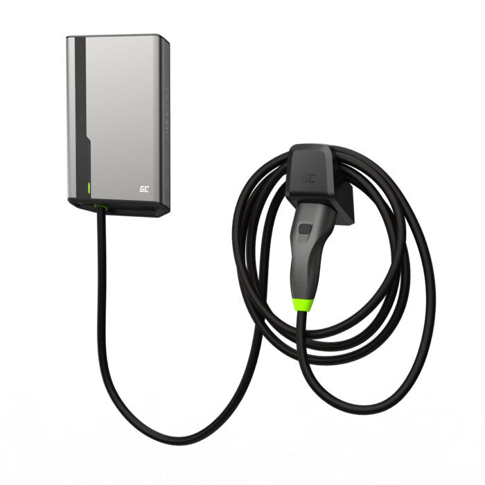 Green Cell HabuDen Wallbox 22kW 32A 5m Kabel Typ 2 Smart EV Laddningsstation med Green Cell App Bluetooth WiFi. - Bild 5