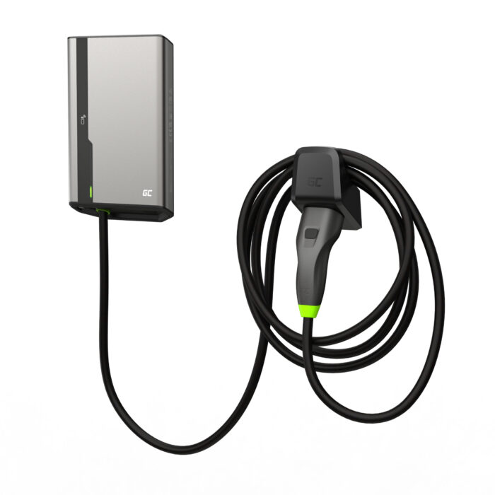 Greencell HabuDen Wallbox 22kW 32A 7.5m NFC Kabel Typ 2 Smart EV Laddstation med Green Cell App Bluetooth WiFi. - Bild 5