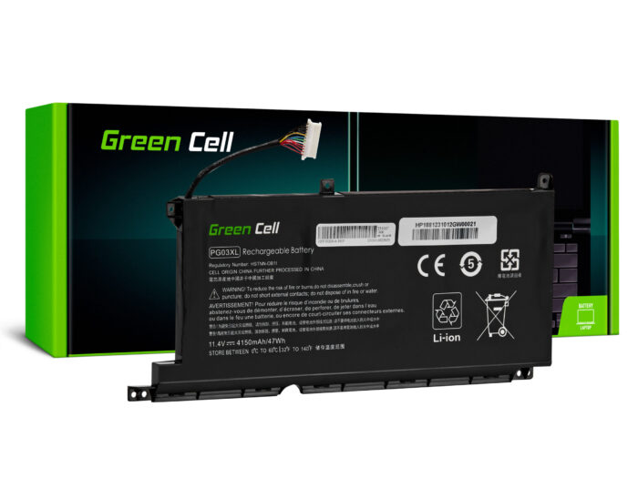 Green Cell PG03XL Batteri L48495-005 för HP Pavilion 15-EC 15-EC0017NW 15-EC1087NW 15-EC2504NW 15-DK 15-DK2315NW 16-A 16-A0007NW. - Bild 1