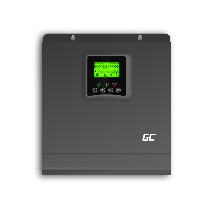 Solinväktare Off Grid Inverter Med MPPT Green Cell Sol laddare 24VDC 230VAC 2000VA/2000W Ren Sinusvåg. - Bild 1