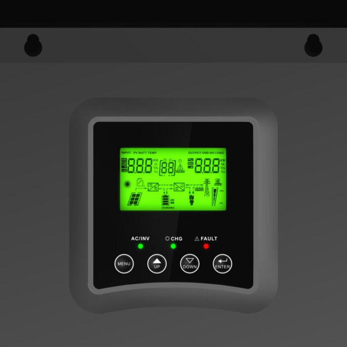 Solinväktare Off Grid Inverter Med MPPT Green Cell Sol laddare 24VDC 230VAC 2000VA/2000W Ren Sinusvåg. - Bild 3