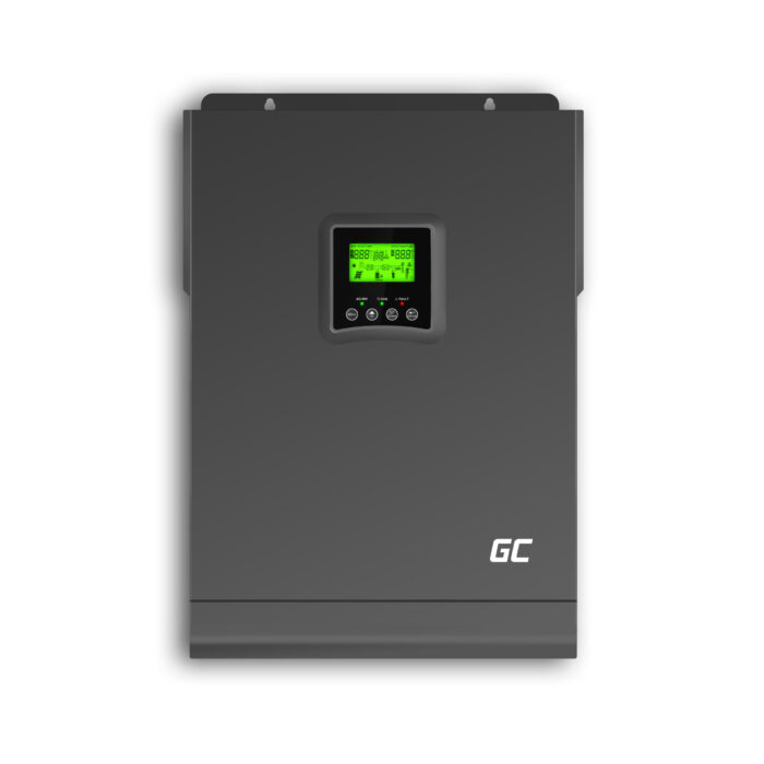 Solinväktare Off Grid med MPPT solcellsladdare Green Cell 48VDC 230VAC 3000VA/3000W Ren Sinusvåg. - Bild 1