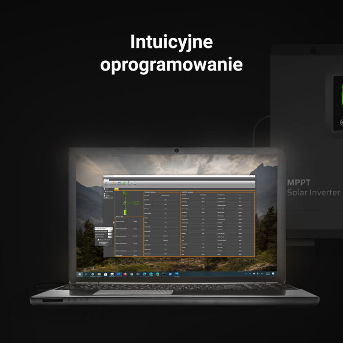 Solinväktare Off Grid med MPPT solcellsladdare Green Cell 48VDC 230VAC 3000VA/3000W Ren Sinusvåg. - Bild 4