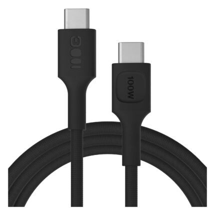 USB-C-kabel 2m 100W Greencell PowerStream Snabbladdning PD Panther Svart