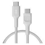 USB-C-kabel 0.3m 100W Greencell PowerStream Snabbladdning PD Snövit.