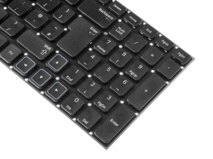 Laptopptangentbord för Samsung NP300E5A. QWERTY UK. - Bild 4